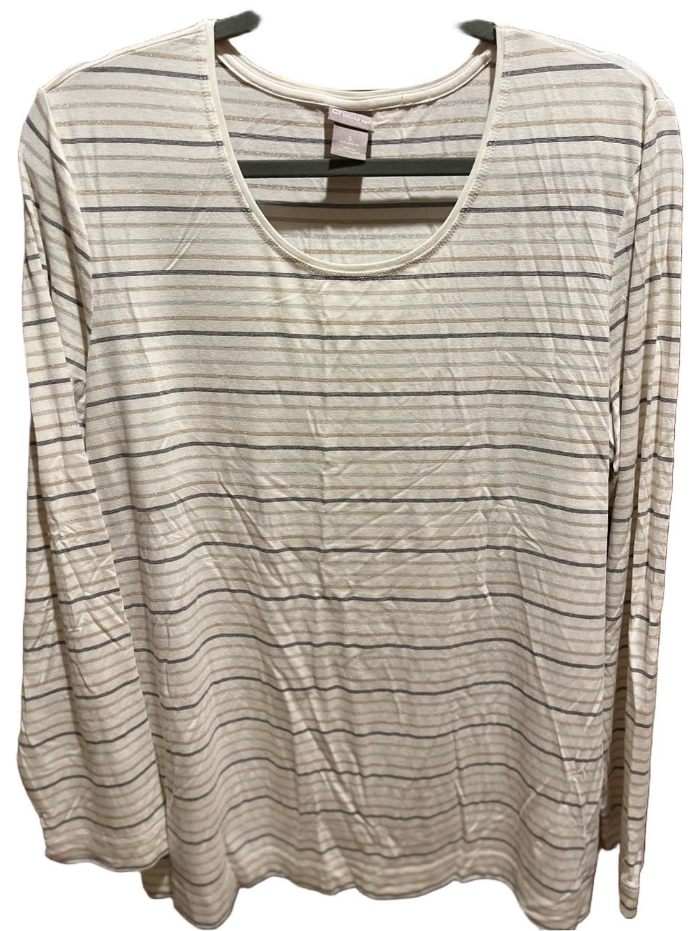 67. WOMENS CHICO’S 3/XL DETAIL TOP
